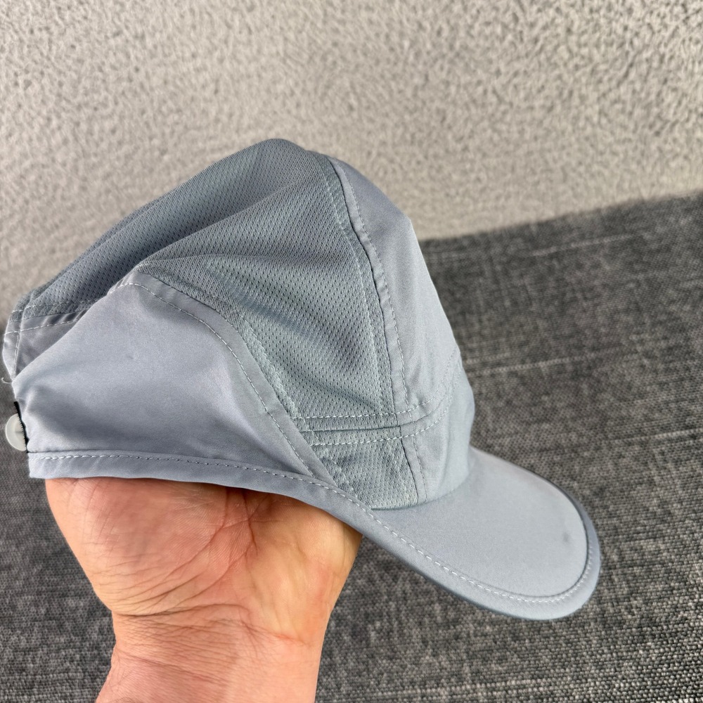 Nike Featherlight Dri-FIT Running Cap Mens OS Light Blue Gray Mesh 5-Panel Hat - Picture 2 of 7